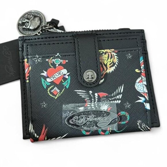 Ed Hardy Handbags - Ed Hardy Card Holder Wallet NWT